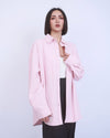 OVERSIZE 皮粉襯衫