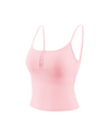 排扣焦點運動Bra Top