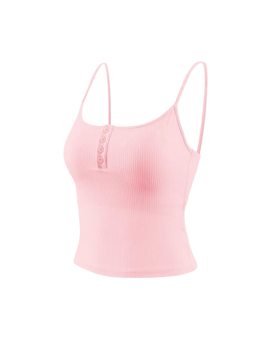 排扣焦點運動Bra Top