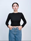 極簡露背Tee