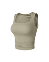 副乳掰掰方領運動Bra Top
