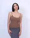 漫畫美胸磨毛細肩Bra Top