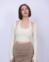 掛脖假兩件腰扣Bra Top