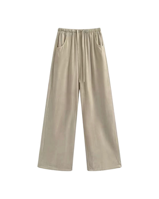 Linen Drape Trouser 麻感垂墜寬褲