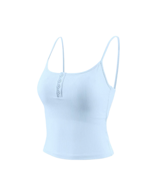 排扣焦點運動Bra Top