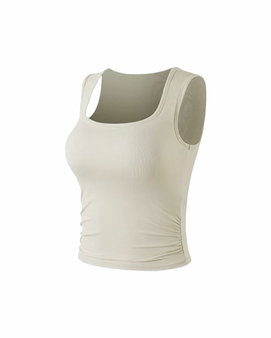 副乳掰掰方領運動Bra Top