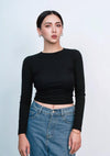 極簡露背Tee