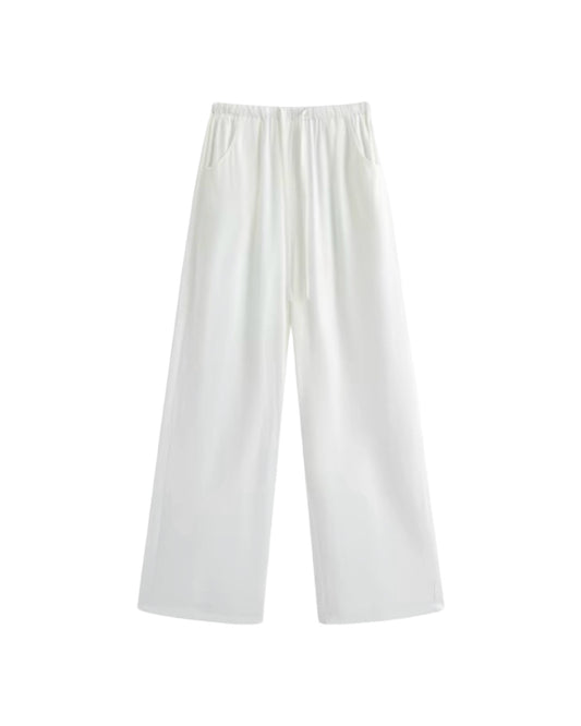 Linen Drape Trouser 麻感垂墜寬褲