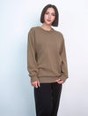 圓領銀狐絨大學Tee
