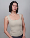 副乳掰掰方領運動Bra Top