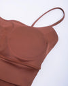 性感假兩件雲感網紗Bra Top
