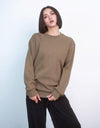 圓領銀狐絨大學Tee