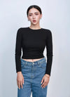 極簡露背Tee