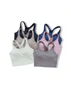 羅紋工字運動Bra Top