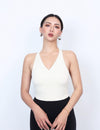 V領鈕釦美背Bra Top